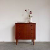 Danish vintage chest of drawers teak