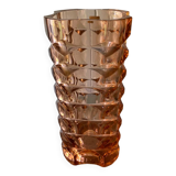 Heavy glass vase 70s