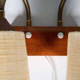 Vintage teak wall lamp for bedside, wall lamp Sweden 1960s