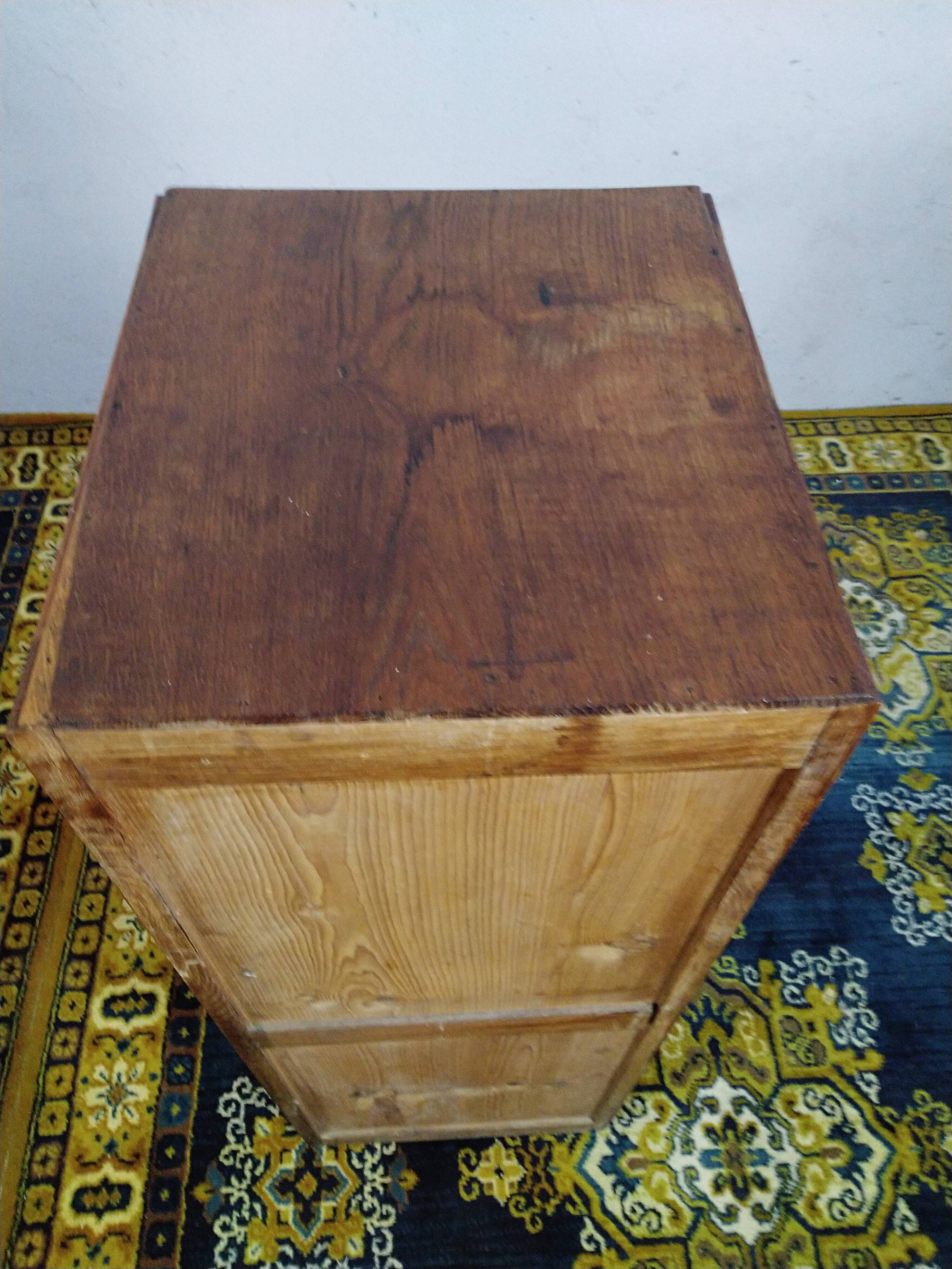 Vintage oak filing cabinet