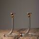 Paire de bougeoirs moderne Dorothy Thorpe