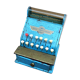 small cash register toy old sheet metal