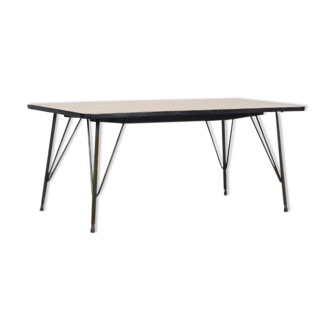 Adjustable dining/coffee table by Rudolf Wolf for Elsrijk, Netherlands1950