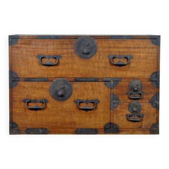 Japanese Tansu chest of drawers, circa 1890