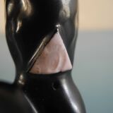 Antique Royal Dux Bohemian Porcelain Dog Figurine