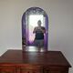 Miroir de salle de bain vintage, 87 x 52cm