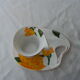 So french design porcelain cup and under cup