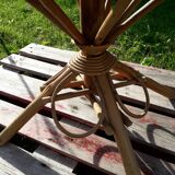 Rattan round table