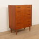 Commode danoise en teck, 6 tiroirs