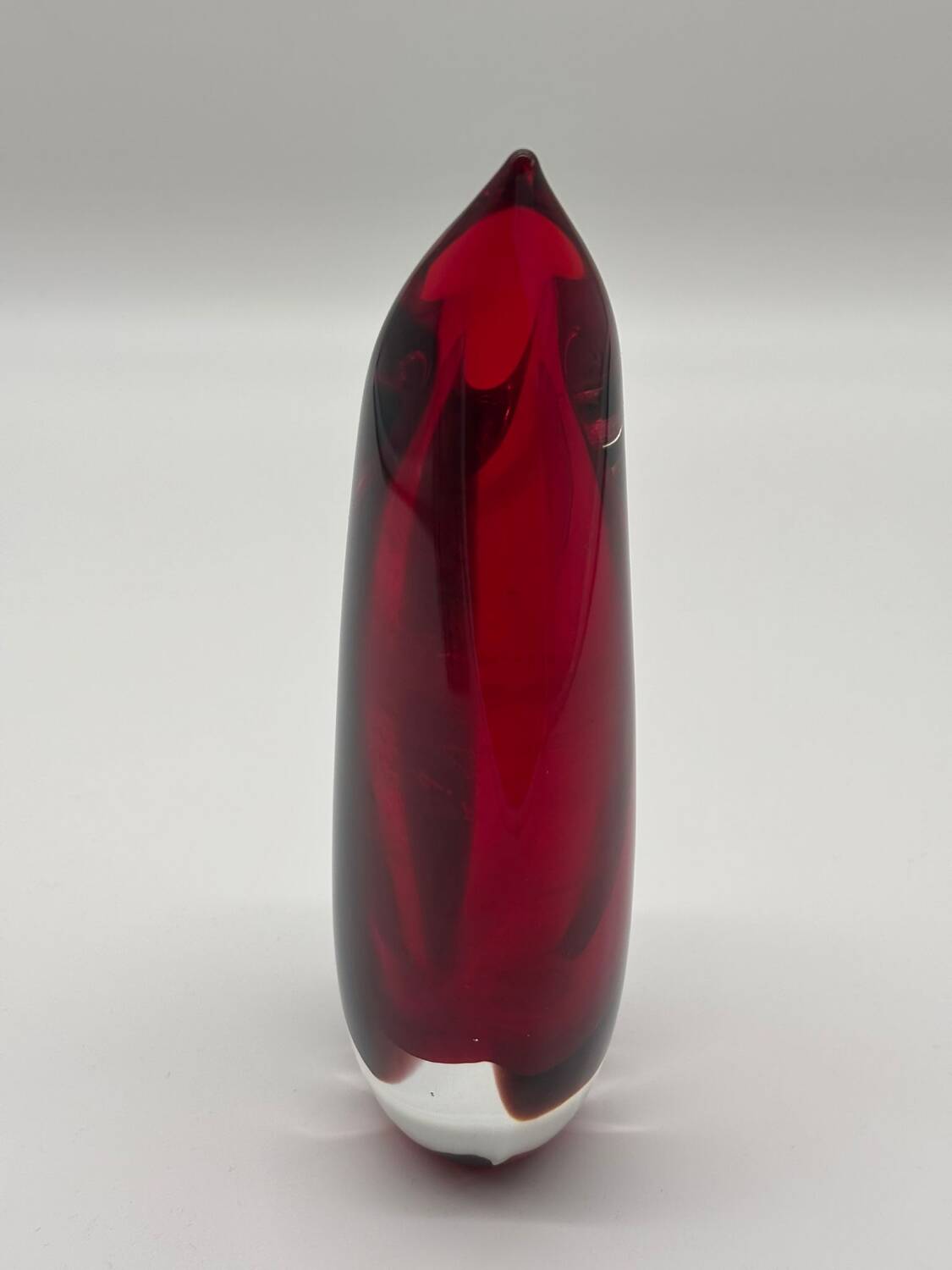 Murano vase "sommerso" signed Oball – Italian art glass