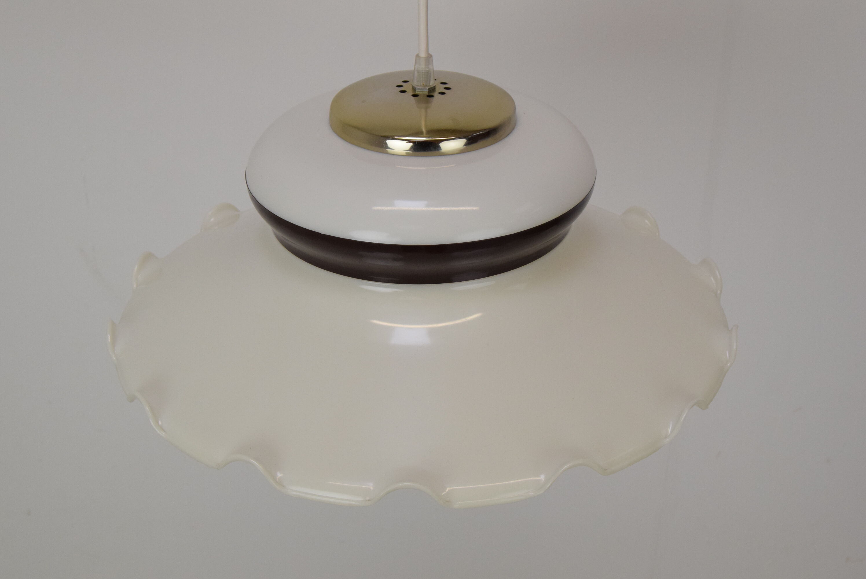 Vintage plastic pendant Czechoslovakia 1970s