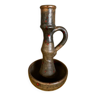 Bougeoir Vintage Terre Cuite Campo Piano Orezza - Corse