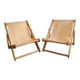 Pair of vintage lounge chairs by Pierre Beguet, 1970