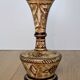 Vase décoratif artisanal en ​cuivre ciselé - Motifs floraux - Orient / Inde