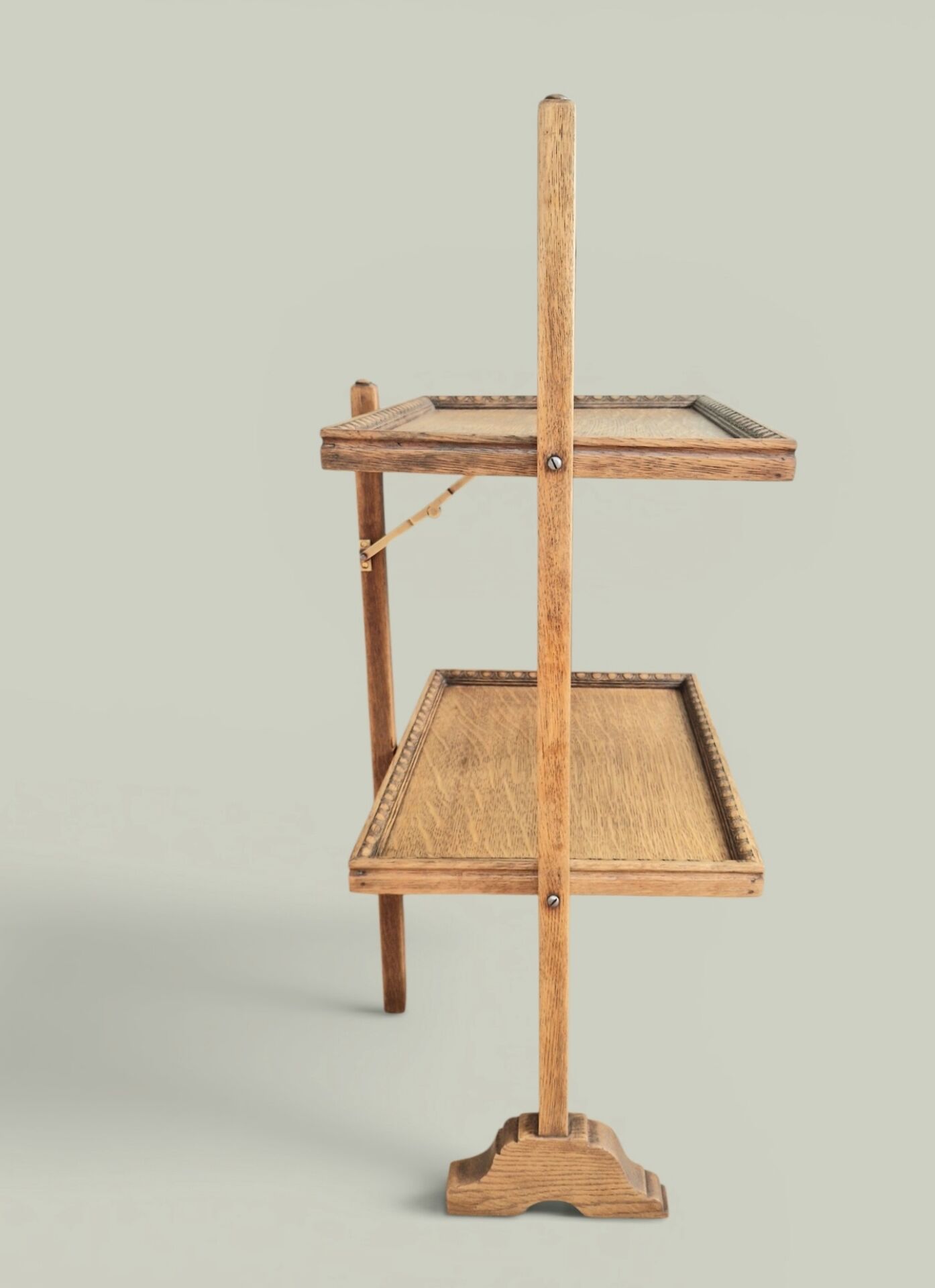 Silent servant, solid wood - Late 19th century - Minimalist side table