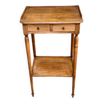 Table d'appoint Louis XVI en bois massif du XIXème siècle