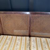 Wooden sofa and cannage