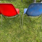 Stella fiberglass chairs 1970