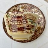 Tonquin Staffordshire cup and saucer