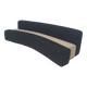 Pierre Paulin "Osaka" Sofa for La Cividina, Italy 90's