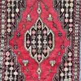 Tapis vintage persan mazlaghan fait main 120x196 cm