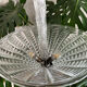 Beautiful Art Deco glass pendant.