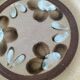 6 dessert plates in stoneware Atelier d’Art Lorraine Sarreguemines