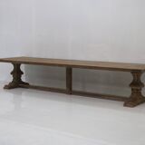 Table monastère en chêne massif 400 cm