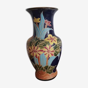 Vase fleurs art déco