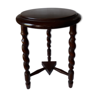 Wood tripod stool