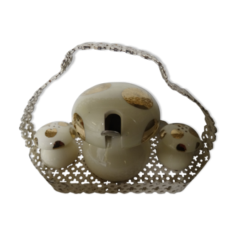 Trio mushroom condiments