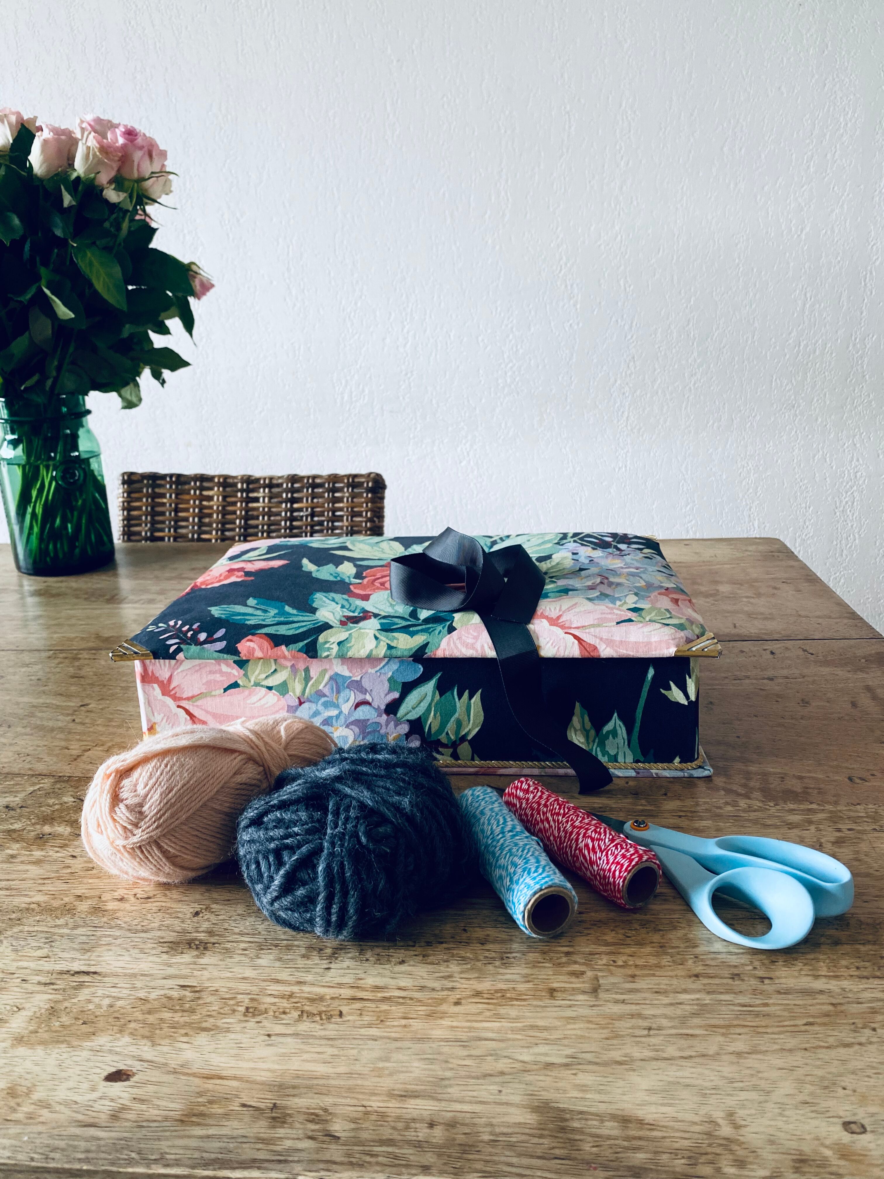 Old fabric box