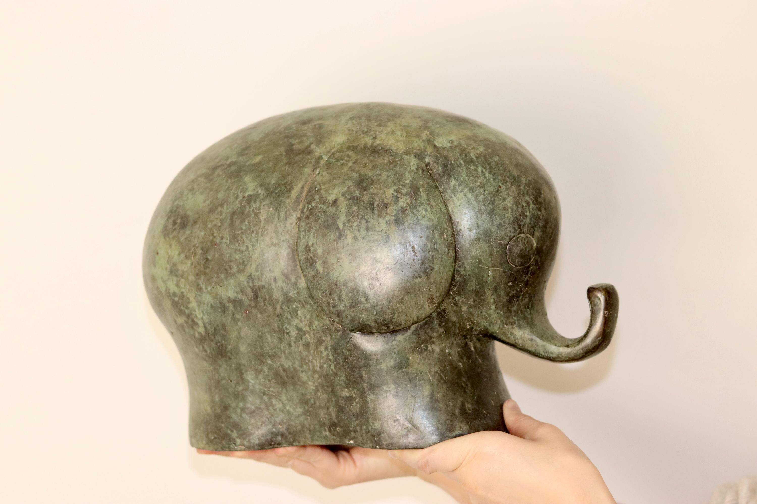 Large Vintage Elephant Sculpture