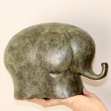 Large Vintage Elephant Sculpture