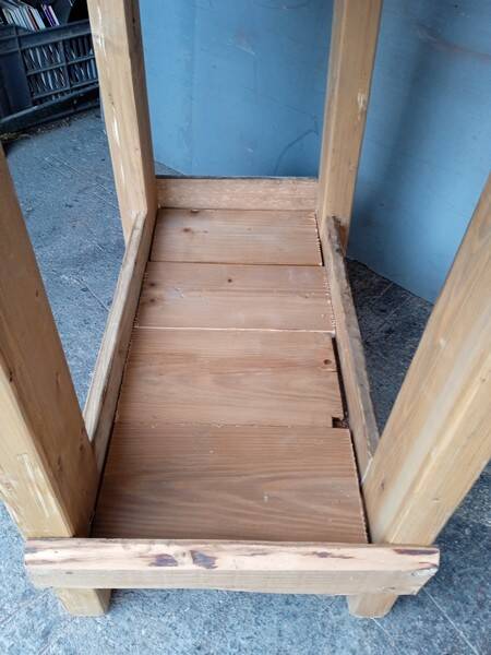 Workbench 90cm old solid wood