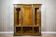 Vintage Bookcase with Brass, 1930s