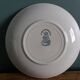 Saint Amand plate by Lebacqz & Bouchart, Colombier decoration, early 20th century