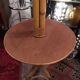 Lampadaire rotin corde vintage