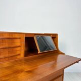 1960s Vintage Mid-Century Danish Teak Design Secretary