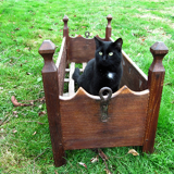 Berceau antique Français balançant 1900