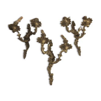 Antique bronze wall sconces