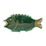 Fish dish in green and golden slurry 50s