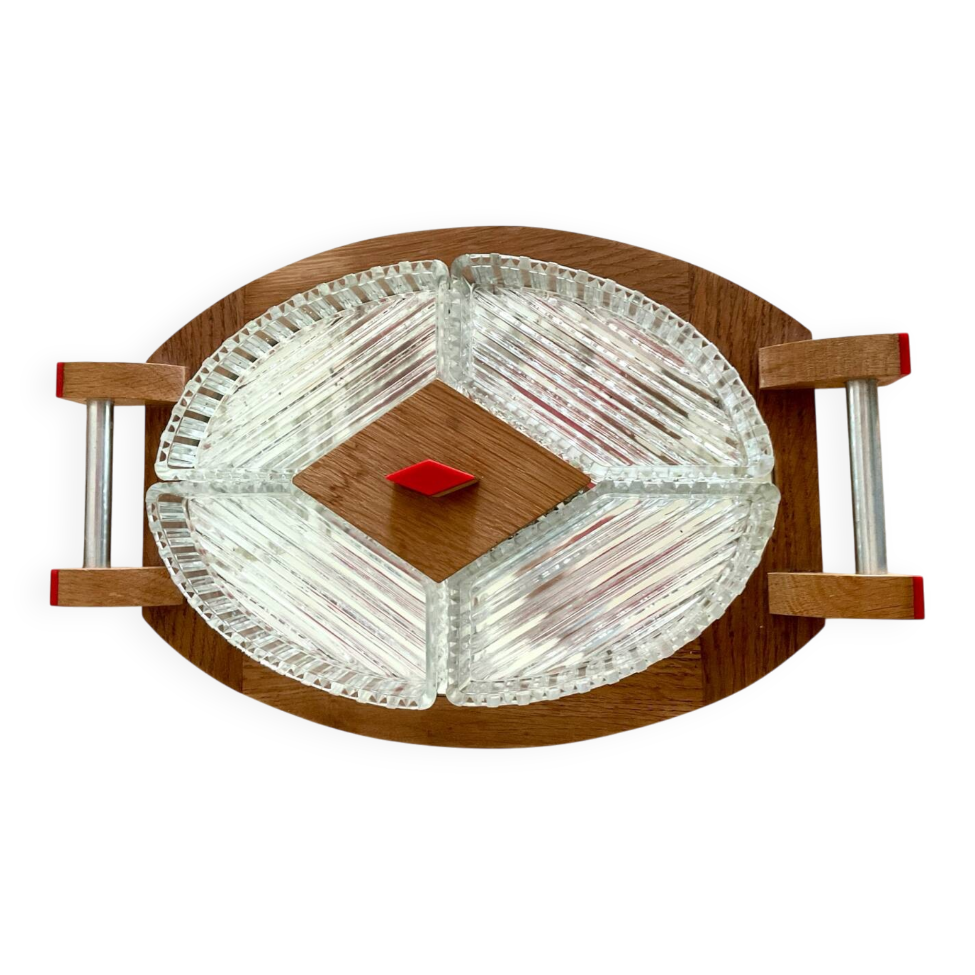 Art Deco appetizer server