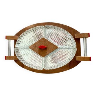 Art Deco appetizer server