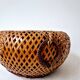 Japanese Style Bamboo/Rattan Woven Basket - Vintage