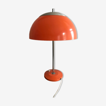 Vintage unilux orange mushroom lamp