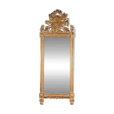 Important Miroir en Bois Doré, époque Louis XV – 1768