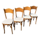 (Lot) 4 Chaises Bistrot Vintage (Restaurées)