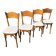 (Lot) 4 Chaises Bistrot Vintage (Restaurées)