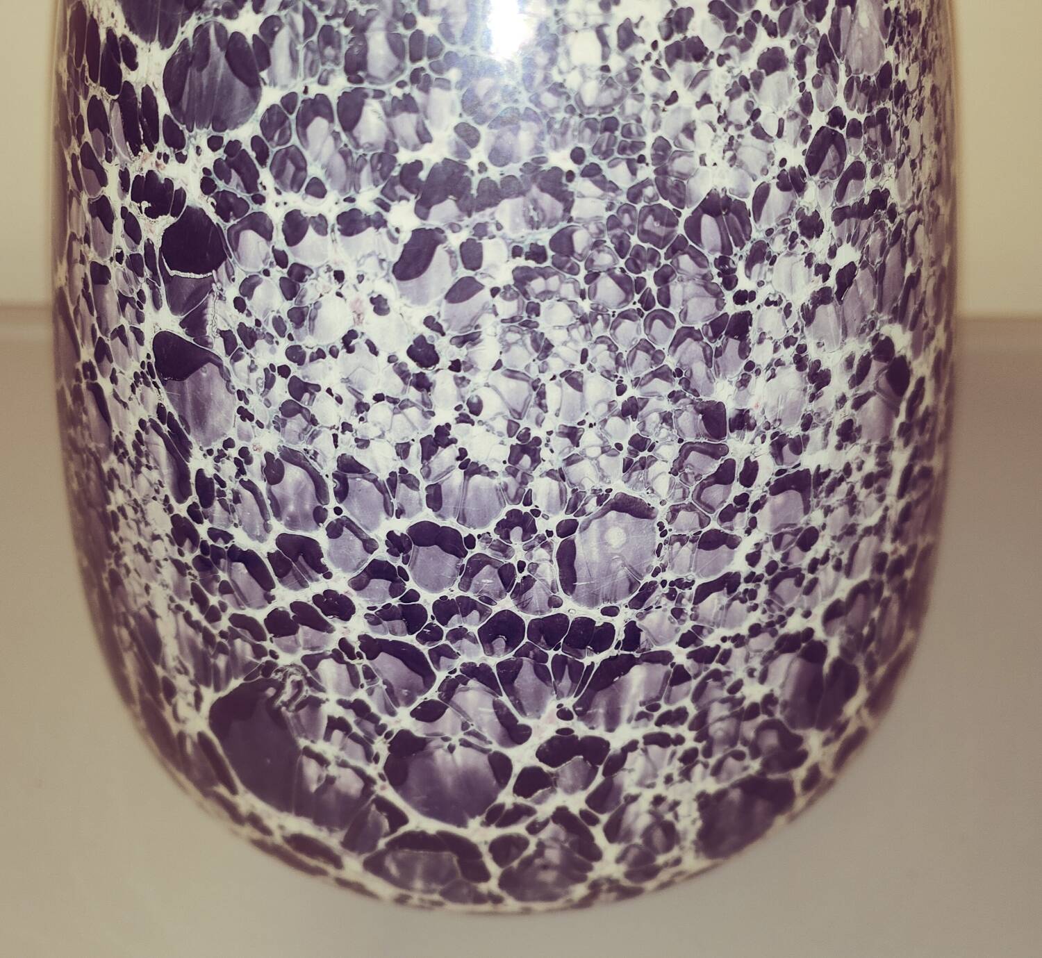 Porcelain vase Signed Hamage Moulin Loups